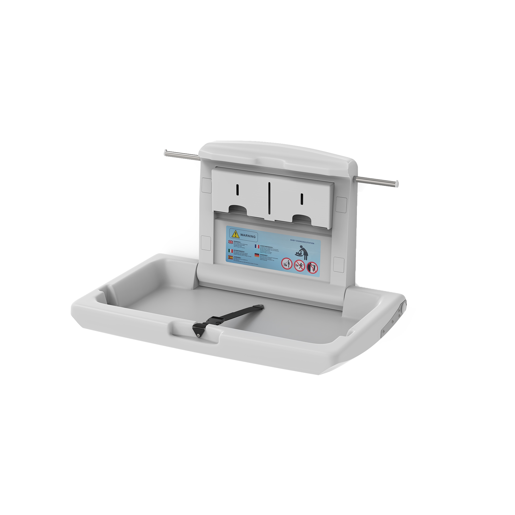 White HDPE Baby Changing Station (25kg)