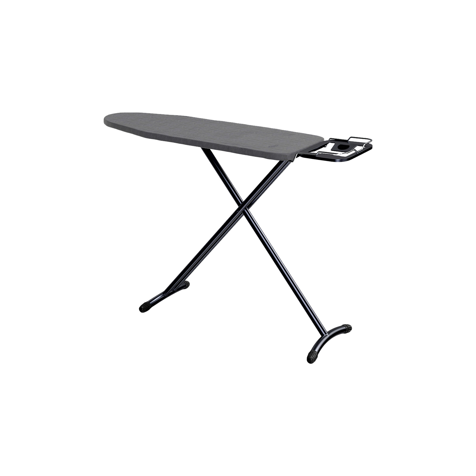 Black Folding Iron-Board Stand with Cotton Cover